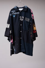 VINTAGE T-SHIRT REMODELED INTO A SHIRT