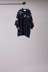 VINTAGE T-SHIRT REMODELED INTO A SHIRT