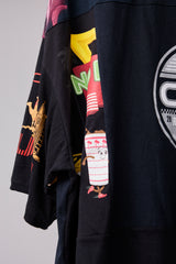 VINTAGE T-SHIRT REMODELED INTO A SHIRT