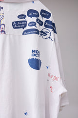 VINTAGE T-SHIRT REMODELED INTO A SHIRT