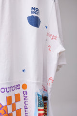 VINTAGE T-SHIRT REMODELED INTO A SHIRT