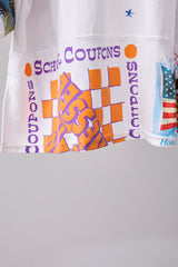 VINTAGE T-SHIRT REMODELED INTO A SHIRT