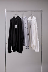 MELTED DAMAGE HOODIE / REFLECTED CHARACTER