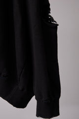 MELTED DAMAGE HOODIE / REFLECTED CHARACTER