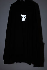 MELTED DAMAGE HOODIE / REFLECTED CHARACTER