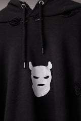 MELTED DAMAGE HOODIE / REFLECTED CHARACTER