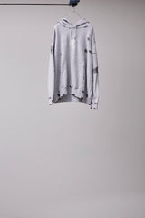 MELTED DAMAGE HOODIE / REFLECTED CHARACTER