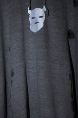 MELTED DAMAGE HOODIE / REFLECTED CHARACTER