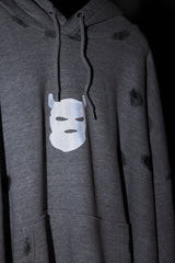 MELTED DAMAGE HOODIE / REFLECTED CHARACTER