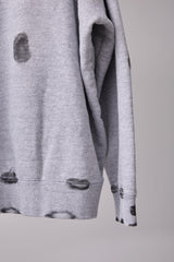 MELTED DAMAGE HOODIE / REFLECTED CHARACTER