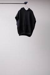 CUT-OFF HOODIE REMODELED FROM MASS-PRODUCED SWEATSHIRT