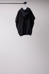 CUT-OFF HOODIE REMODELED FROM MASS-PRODUCED SWEATSHIRT