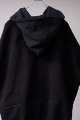 CUT-OFF HOODIE REMODELED FROM MASS-PRODUCED SWEATSHIRT