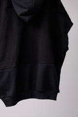 CUT-OFF HOODIE REMODELED FROM MASS-PRODUCED SWEATSHIRT