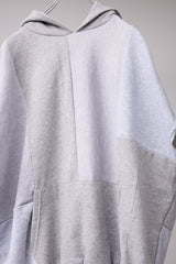 CUT-OFF HOODIE REMODELED FROM MASS-PRODUCED SWEATSHIRT