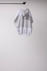 CUT-OFF HOODIE REMODELED FROM MASS-PRODUCED SWEATSHIRT