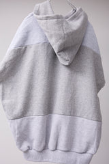 CUT-OFF HOODIE REMODELED FROM MASS-PRODUCED SWEATSHIRT