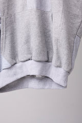 CUT-OFF HOODIE REMODELED FROM MASS-PRODUCED SWEATSHIRT