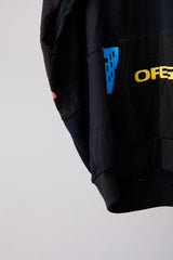 CUT-OFF HOODIE REMODELED FROM VINTAGE T-SHIRT