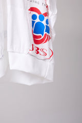 CUT-OFF HOODIE REMODELED FROM VINTAGE T-SHIRT