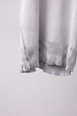 SEAMLESS DEFORMED KNIT VEST/RIB