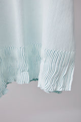 SEAMLESS DEFORMED KNIT VEST/RIB