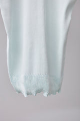 SEAMLESS DEFORMED KNIT VEST/RIB