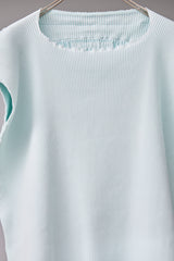 SEAMLESS DEFORMED KNIT VEST/RIB