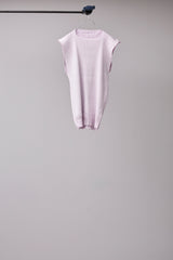 SEAMLESS DEFORMED KNIT VEST/RIB