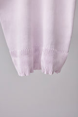 SEAMLESS DEFORMED KNIT VEST/RIB