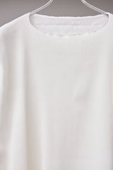 SEAMLESS DEFORMED KNIT VEST/RIB