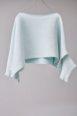 SEAMLESS DEFORMED DOLMAN SLEEVE/RIB