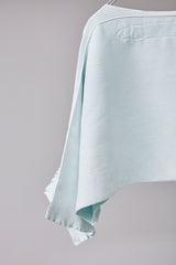 SEAMLESS DEFORMED DOLMAN SLEEVE/RIB