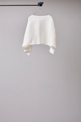 SEAMLESS DEFORMED DOLMAN SLEEVE/RIB