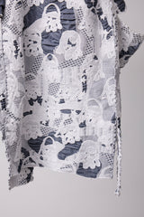 SEAMLESS DEFORMED THIN KNIT/COMPLEX