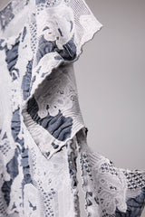 SEAMLESS DEFORMED THIN KNIT/COMPLEX