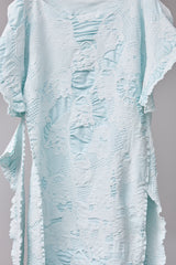 SEAMLESS DEFORMED THIN KNIT/COMPLEX