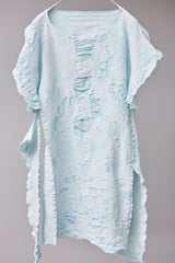 SEAMLESS DEFORMED THIN KNIT/COMPLEX