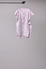 SEAMLESS DEFORMED THIN KNIT/COMPLEX