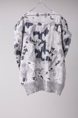 SEAMLESS DEFORMED KNIT VEST/COMPLEX