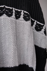 REVERSIBLE DISTRESSED SUMMER KNIT VEST/CHARACTER/ATOZ