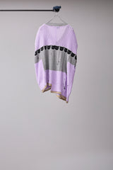 REVERSIBLE DISTRESSED SUMMER KNIT VEST/CHARACTER/ATOZ