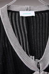 REVERSIBLE DISTRESSED SUMMER KNIT CARDIGAN/CHARACTER/ATOZ
