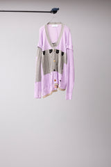 REVERSIBLE DISTRESSED SUMMER KNIT CARDIGAN/CHARACTER/ATOZ
