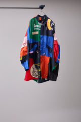 PATCHWORK MIL COAT MADE BY DISASSEMBLING AND RECONSTRUCTING SPORTS JACKET
