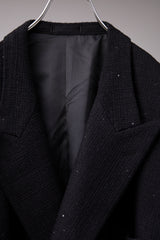 SEQUINED TWEED BIG JACKET