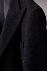 SEQUINED TWEED BIG JACKET