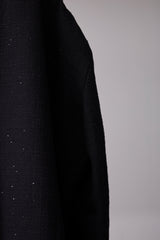 SEQUINED TWEED BIG JACKET