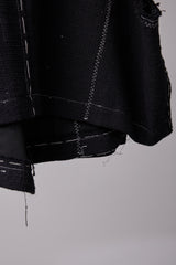 SEQUINED TWEED HAND STITCHED BASTING VEST