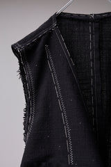 SEQUINED TWEED HAND STITCHED BASTING VEST